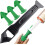 4 Pieces Caulking Nozzle Applicator and Scraper, Silicone Remover Tool, Silicone Smoothing Tool Kit 1