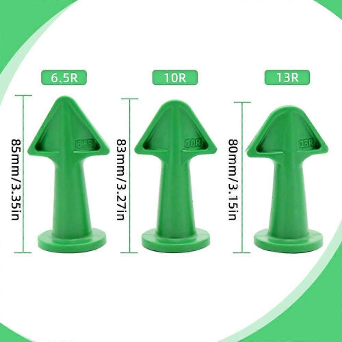 4 Pieces Caulking Nozzle Applicator and Scraper, Silicone Remover Tool, Silicone Smoothing Tool Kit 2