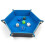 2Pcs Dice Tray Foldable Leather Storage Box Desktop Storage Holder 4