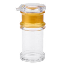 Klare Gewürzgläser, Ölspenderflasche, Gewürzgläser, Zuckersalzflasche, Mittelgold-Ölflasche