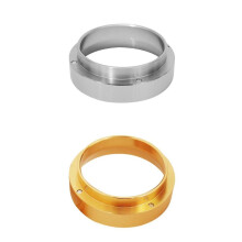 2 stücke 58mm Aluminium Kaffee Dosierung Ring Siebträger Dosierung Trichter Zylinder