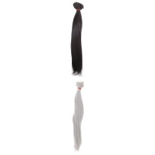 Lot de 2 perruques longues et lisses pour poupées BJD 1/3, 1/4 et 1/6, fournitures de bricolage