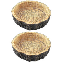 Calpalmy Lot de 2 bols de nourriture pour reptiles - Bols d'eau et de nourriture pour reptiles, bols