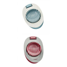 2x Edelstahl Chopper Abschnitt Ei Cutter Draht Slicer Hart Gekochte Eier