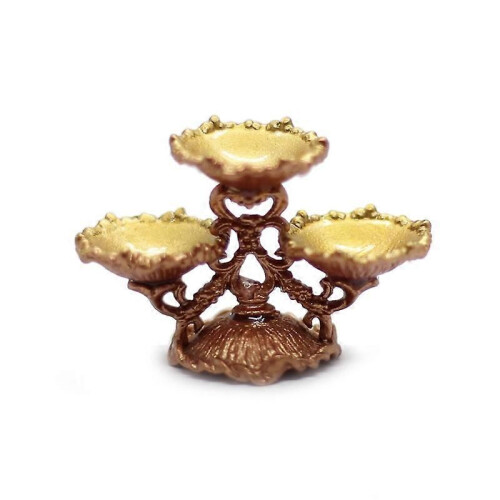 Assiette de fruits européenne miniature 1:12