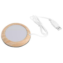 Dessous de verre chauffant USB créatif en métal à température constante