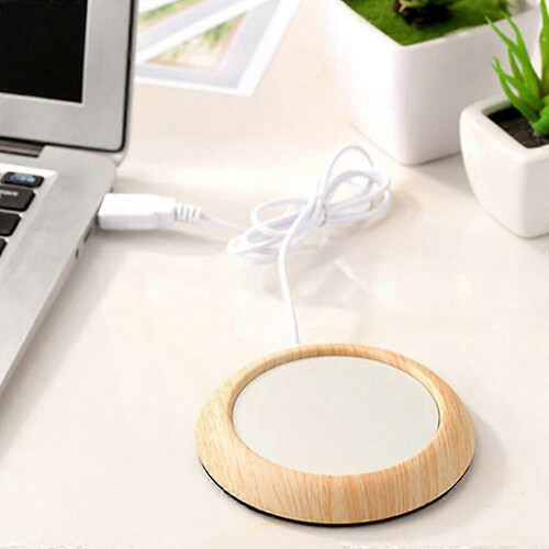 Dessous de verre chauffant USB créatif en métal à température constante 2