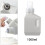 2xLaundry Bottle with Label Large Capacity for Detergent Home Use Gray 1000ML 4