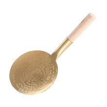 Pelle à tofu avec manche en bois lavable pour la maison et le restaurant 12 cm