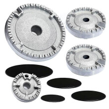 Ensemble de couvercles de cuisinière améliorés, capuchon couronne pour cuisinière à gaz, bouchon de