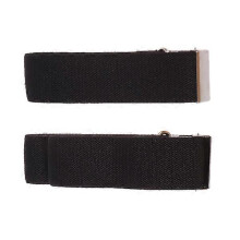 1 paire de brassards de chemise de 2,5 cm, non réglables, unisexes, en chinlon, beaux et pratiques,