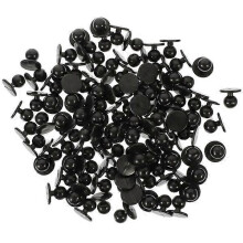 Lot de 100 boutons de couture pratiques pour vêtements de chef, faits à la main