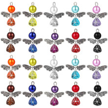 Lot de 20 breloques ailes pour boucles d'oreilles, colliers, pendentifs, accessoires pour la fabrication