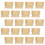 20Pcs Wooden Egg Cups Easter Egg Holder Home Decoration Easter Egg Display Stand 2