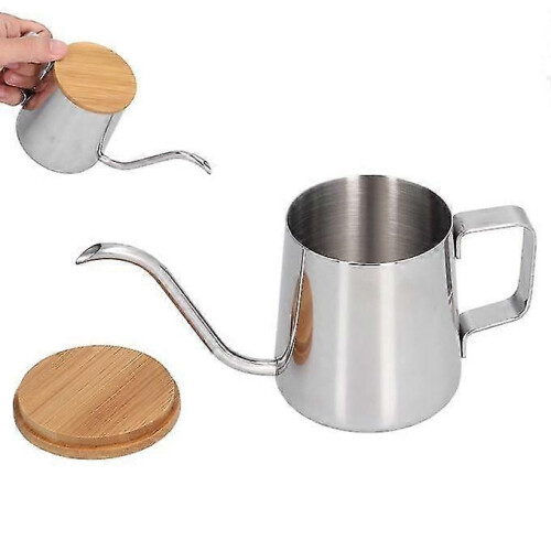 Cafetera de acero inoxidable para verter café y té 1