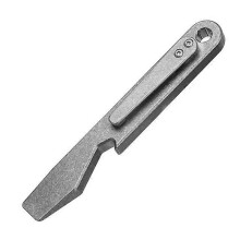 Pied-de-biche de poche en alliage de titane, ouvre-bouteille, porte-clés, outils de survie multifonctions