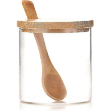1 pot à condiments, boîte à assaisonnements, couvercle en verre, joli sucrier, boîte de rangement pour