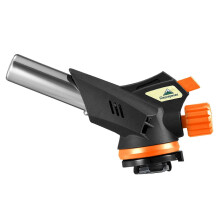 Gasbrenner Lötlampe Butanbrenner mit einstellbarer Flamme für Küche Desserts Kochen Camping Wandern