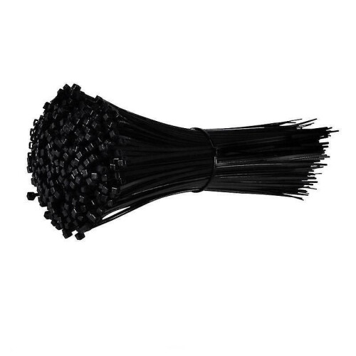 3X150mm 100 Pcs Of Self locking Plastic Nylon Cable Fastening Strap