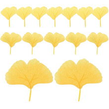 Lot de 100 feuilles de ginkgo artificielles pour décoration de mariage