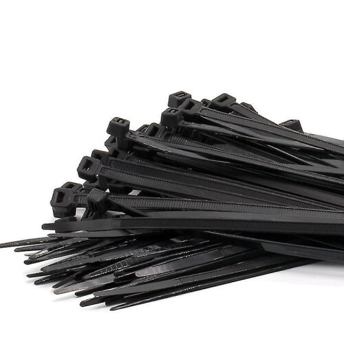 3X150mm 100 Pcs Of Self locking Plastic Nylon Cable Fastening Strap 2