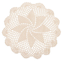 Set de table au crochet fait à la main en coton tissé style bohème, set de table moderne de style ferme