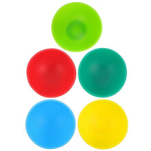 1 lot de 5 mini bols pour bébé, pratiques pour tremper les sauces (couleurs assorties)