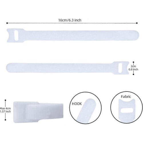 250pcs Cable Ties Reusable Cable Zip Ties Multi-purpose Self-locking Cable Ties 2
