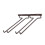 Wine Glasses Hanger Double Rows Wine Cup Shelf Iron Goblet Holder Frame Hanging Upside Down Wine Cup 3
