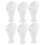 Lot de 3 moules à cupcakes en silicone promotionnels 2