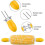 2 Pcs Mini Grill Knoblauch Pulver Pille Stampfer Käse Schredder Pfeffer Squeezer Gemüse Grinder 3