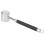 Ensemble de couverts noir mat, ensemble de couverts en acier inoxydable satiné, ensemble de couverts 4