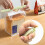 350ml pet folding water cup, portable plastic drinking cup 4