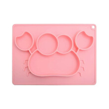 Assiettes et bols antidérapants en silicone pour bébé avec ventouse