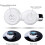 ()12pcs Office Home Decor Shell Cup With Screws Replacement Hardware Drawer Knob 3