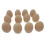()6 Grids Cute Easter Eggs Rabbit Lollipop Mould Silicone Chocolate Mold Candy DIY Tool Baking Molds 2