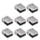 ()6 Pack Black Acrylic Display Risers Shoe Display Stand Cupcake,Dessert Stand 1