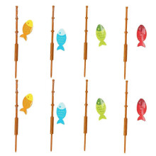 Glissières pour meubles, lot de 48 glissières rondes en téflon, résistantes aux chocs (rondes)