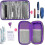 ()Stainless Steel Egg Topper Set,hard Boiled Eggs Separator Holder,4 Spoons,4 Cups,1 Shells Remover 3
