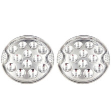 Lot de 10 cercles à tarte en acier inoxydable, cercles à gâteau perforés, cercles ronds
