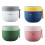 ()4 Pieces Frying Pan Lid Knobs, Pot Lid Knobs, Kitchen Lid Replacement Knob for Glass Lid, Lid Handle 1