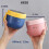 ()4 Pieces Frying Pan Lid Knobs, Pot Lid Knobs, Kitchen Lid Replacement Knob for Glass Lid, Lid Handle 2