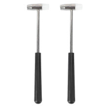 Lot de 2 spatules à poisson en acier inoxydable avec manche en bois, spatules à fentes, spatules de