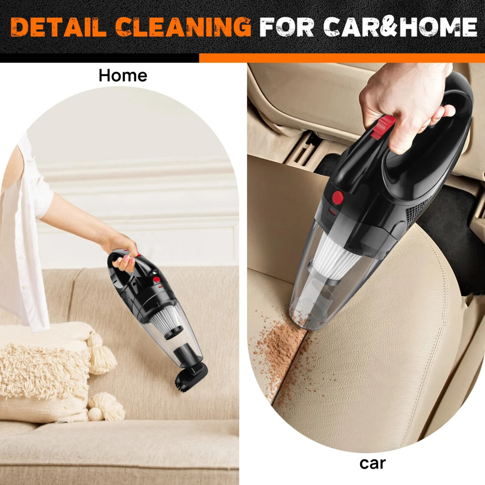 BRIEFNESS Handheld Vacuum Hand Held Vacuuming Cordless Rechargeable Cleaner Portable Car with Strong Suction 12000PA Mini Vacuum-image-OPC-PHS2MSQ-NEW