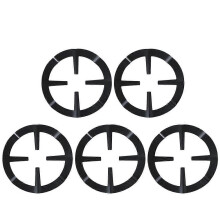 Lot de 12 anneaux à crumpet antiadhésifs pour muffins anglais de 8 cm (3,15 po) - Acier inoxydable à