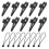 ()Stainless Steel Semi-automatic Egg Whisk - 3pcs Hand Push Whisk Blender (blue) 1