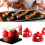 Stampo per torta mousse a forma di mango a 10 fori 3