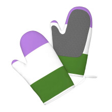 Paire de gants de cuisine en silicone antidérapants et résistants à la chaleur, motif tracteur et camion