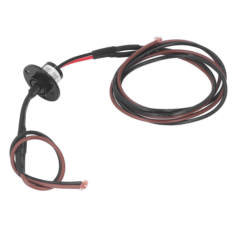 Electrical Slip Ring 2 Road 20A 250Rpm Rotary Electrical Contact Conductive Ring Collector 7691317089531