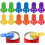 12Pcs Plastic Easy Can Opener, Leakproof Can Top Ring Pull Opener Tool for Coke, Beer, Drinks, Soda 1